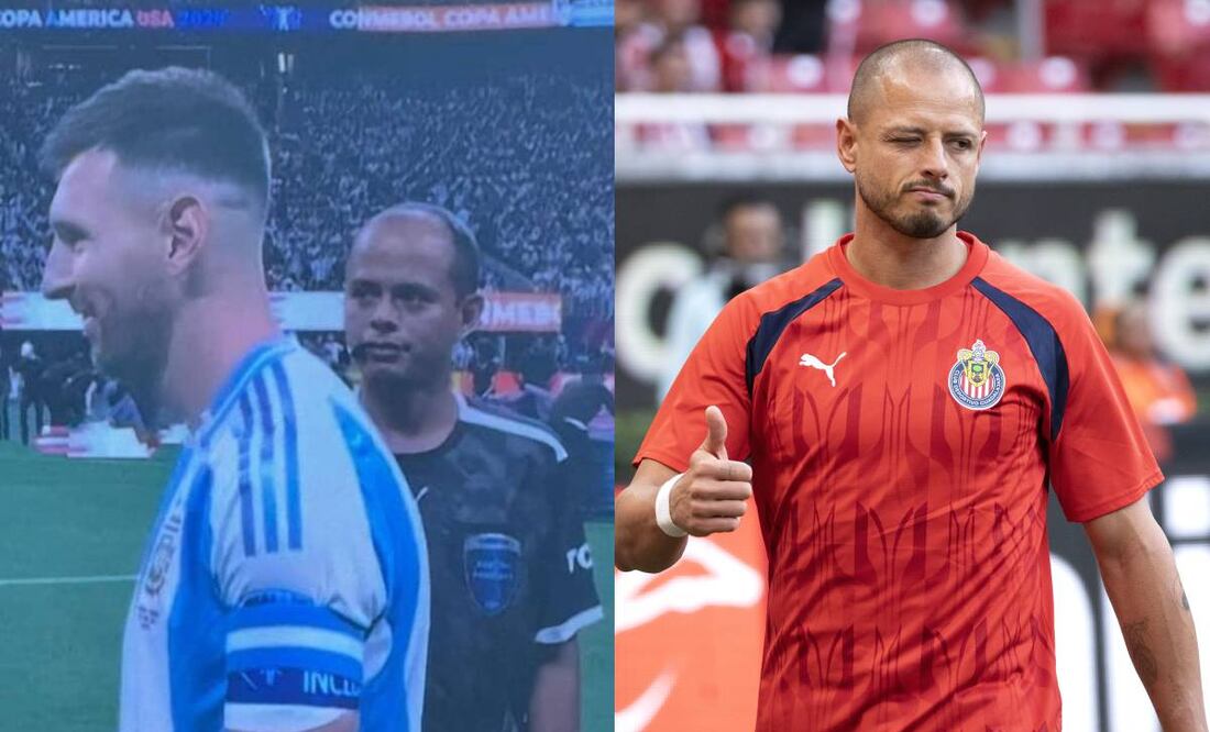 Chicharito Hernández provocó burlas en redes sociales por su parecido con el abanderado venezolano, Jorge Urrego Martínez. Foto: Especial