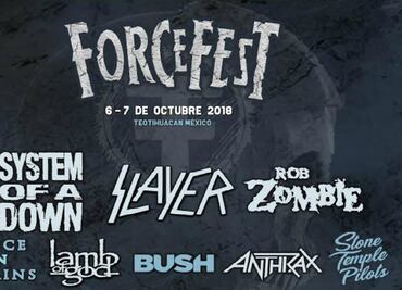 Conoce los días y escenarios en los que estará cada banda en el Force Fest