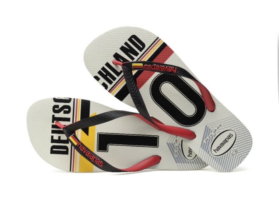 Trivia: Havaianas tiene los mejores diseños de sandalias mundialistas