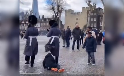 Video de guardia de la reina Isabel II que pisa a niño desata polémica