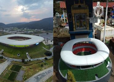 Aficionado de Chivas pidió como última voluntad la réplica del estadio en su tumba
