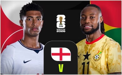Inglaterra vs Ghana: EN VIVO - Juego OLINE - Jornada 2 - Mundial 2026