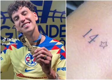 Lo de Lichnovsky está en otro nivel: ¡Se tatuó la 14 de América!