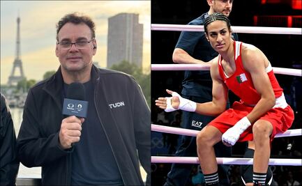 David Faitelson mete las manos por boxeadora argelina tras polémica de género en París 2024