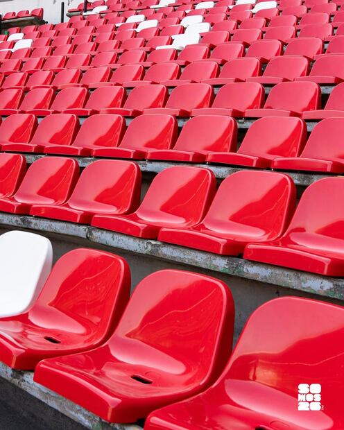 La butacas de la parte baja serán de color rojo. FOTO: @MexicoCity26