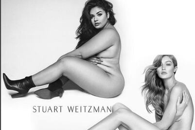 Diana Sirokai, la modelo XL que imita las fotos de modelos talla 0