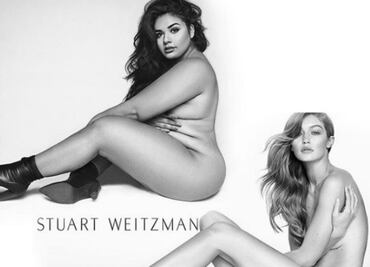 Diana Sirokai, la modelo XL que imita las fotos de modelos talla 0