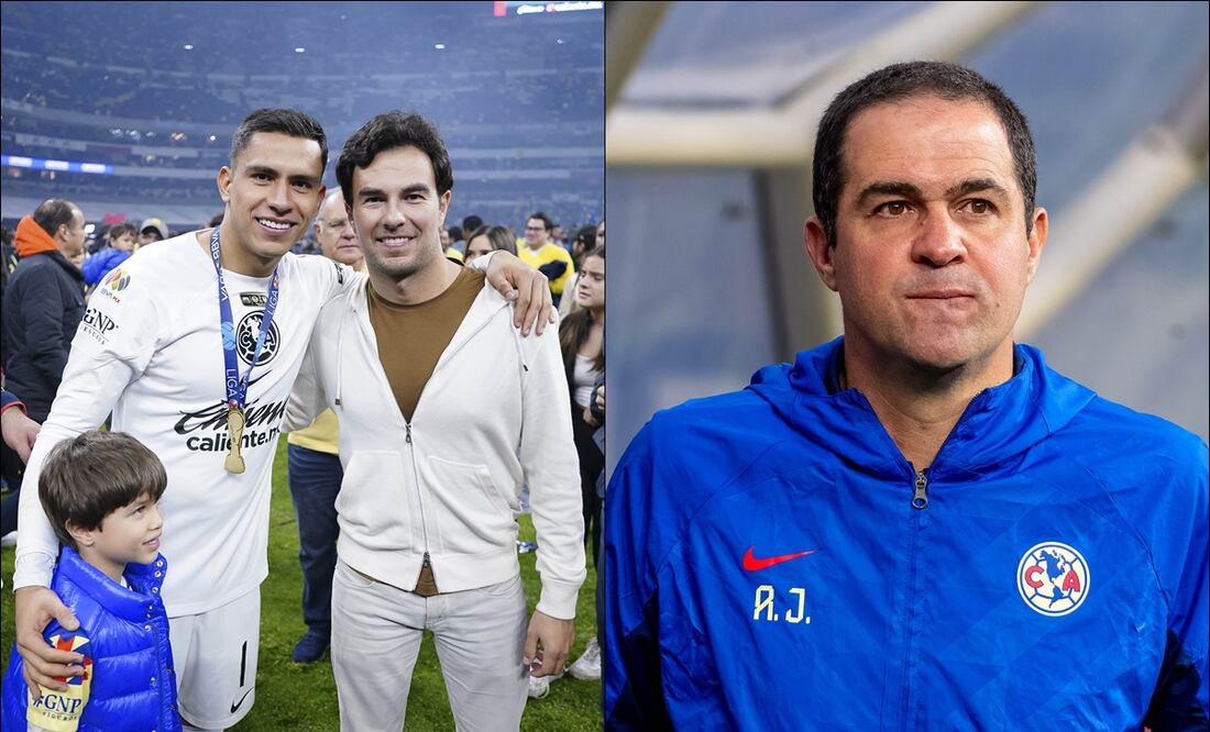 Checo Pérez se rindió ante el América de André Jardine y aseguró que es la mejor versión de los últimos tiempos / FOTOS: Imago7