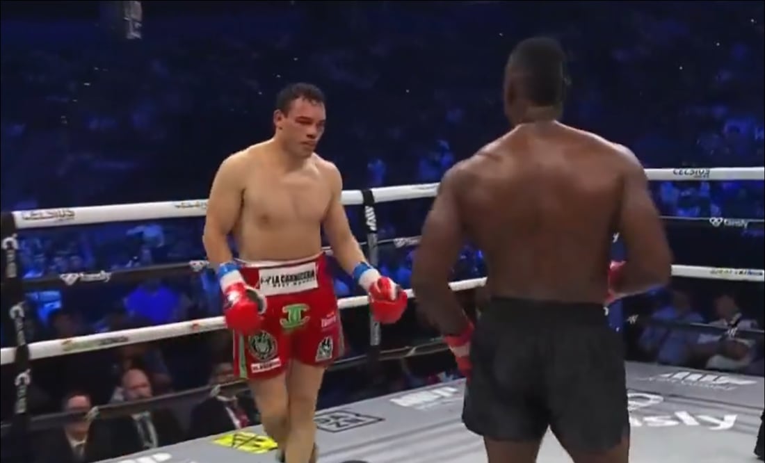 Julio César Chávez Jr. venció a  Uriah Hall. FOTO: Captura