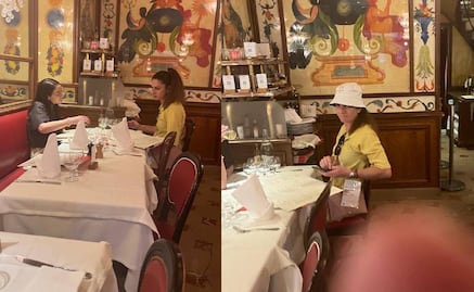 Ana Guevara fue captada comiendo en uno de los mejores restaurantes de París y genera indignación