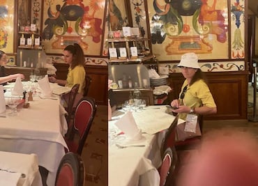 Ana Guevara fue captada comiendo en uno de los mejores restaurantes de París y genera indignación