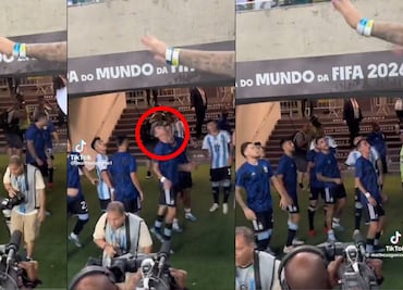 Ángel di María escupió a los aficionados de Brasil cuando se dirigía a los vestidores