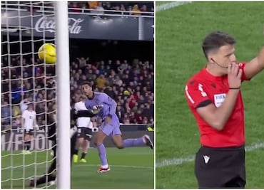 VIDEO: Árbitro pita el final del partido en el momento que Real Madrid hacía el gol de la victoria