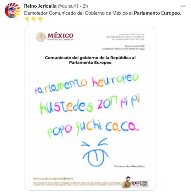 Los 10 mejores memes de la respuesta de AMLO al Parlamento Europeo