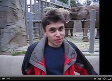 El primer video en la historia de YouTube