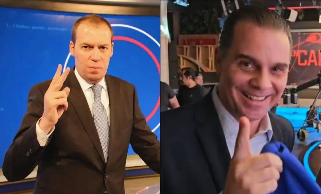 Christian Martinoli y André Marín des distanciaron desde 2007, cuando José Ramón Fernández dejó TV Azteca. Foto: Especial