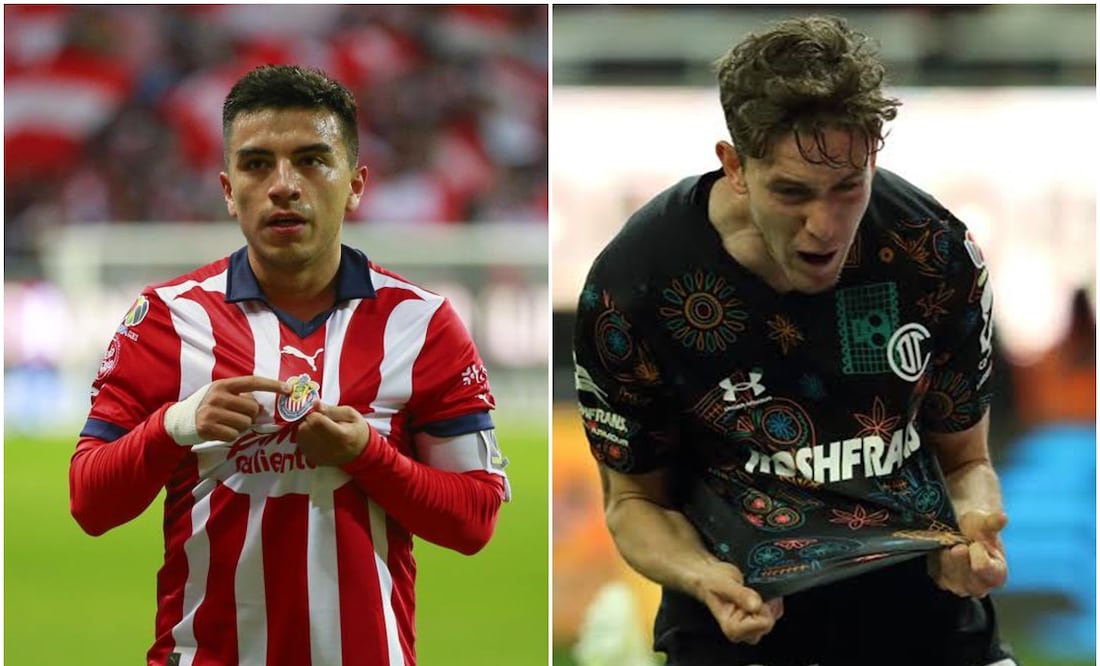 Fernando Beltrán y Marcel Ruiz festejando su gol / FOTOS: Especial