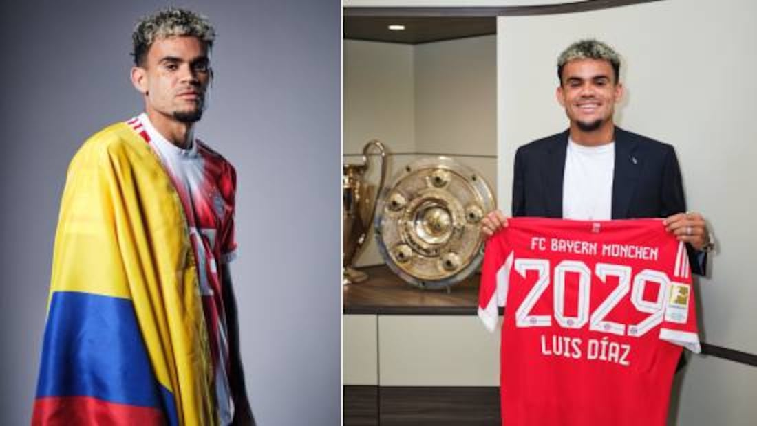 Luis Díaz, de cara al Mundial de 2026, cambió del Liverpool al Bayern Múnich. Foto: Especial