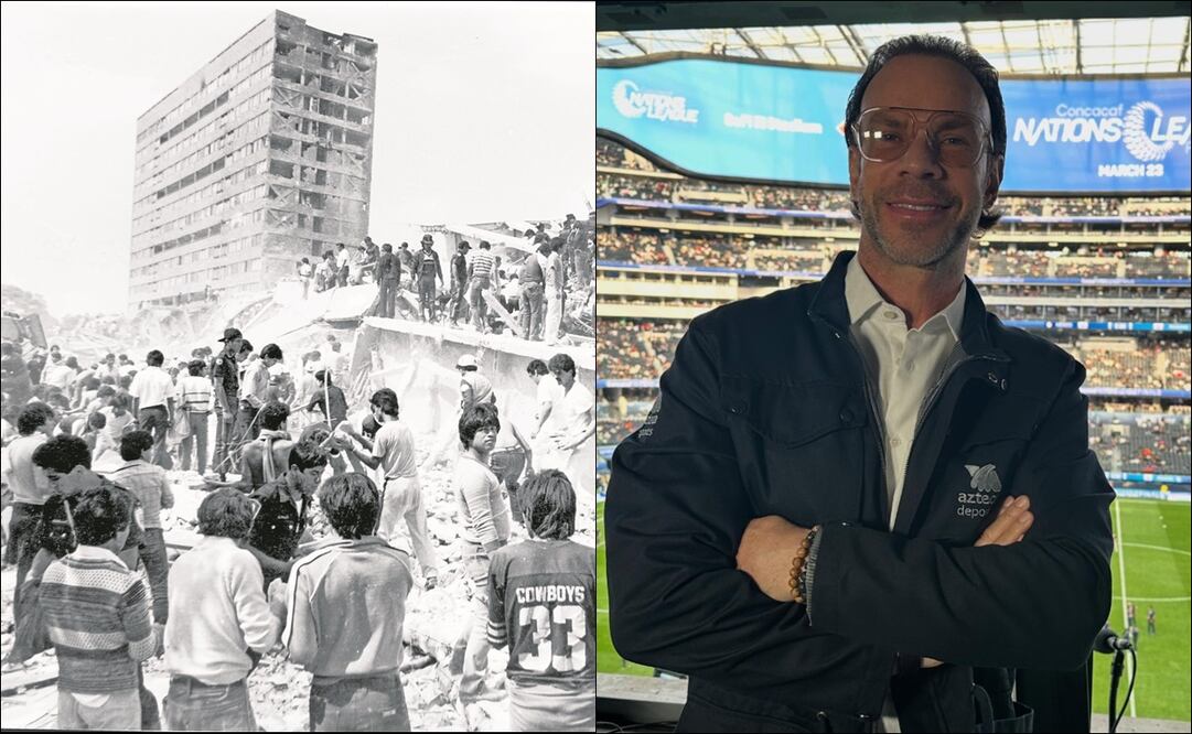 Zague recordó que el sismo de 1985 le dio su bienvenida a México. FOTOS: ARCHIVO | EL UNIVERSAL / @lrzague