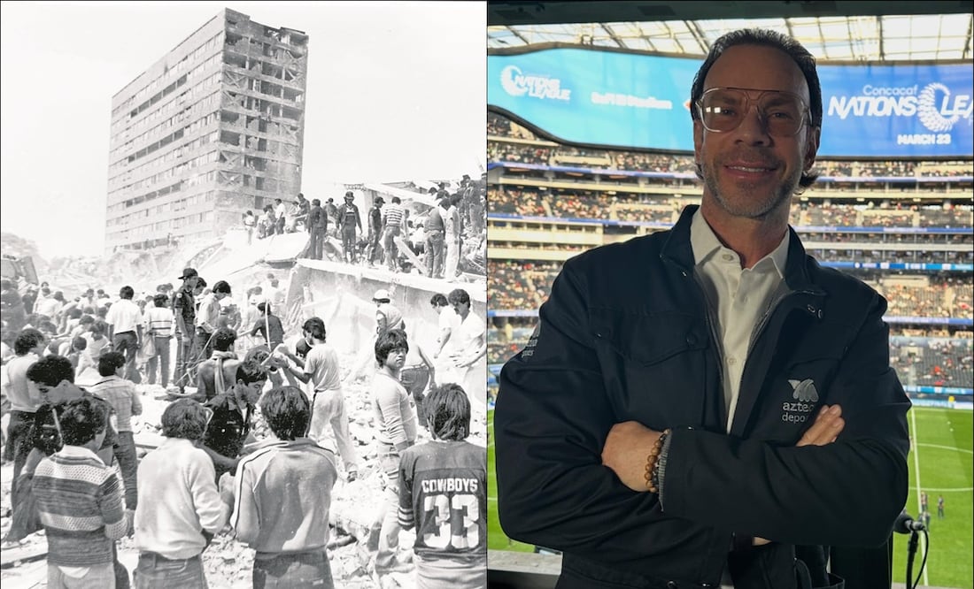 Zague recordó que el sismo de 1985 le dio su bienvenida a México. FOTOS: ARCHIVO | EL UNIVERSAL / @lrzague