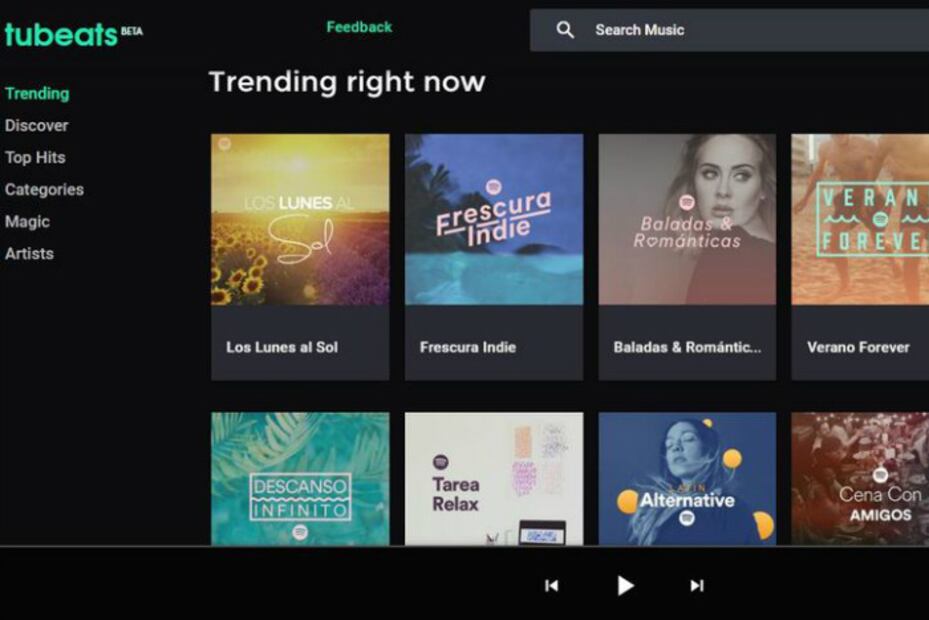 Tubeats, la app que te ofrece lo mejor de YouTube y Spotify