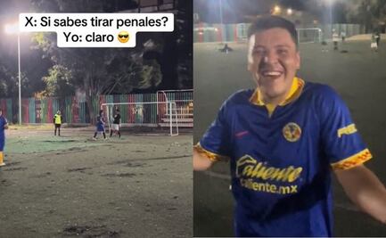 La increíble forma de cobrar un penal de un "jugador" del América 