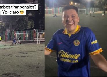 La increíble forma de cobrar un penal de un "jugador" del América