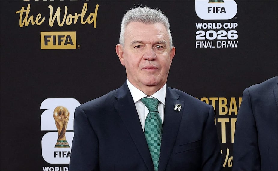 Javier Aguirre, previo al sorteo de la Copa Mundial de la FIFA 2026. FOTO: AFP