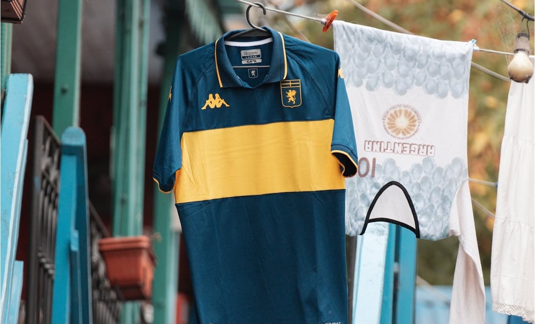 Genoa festeja el 120 aniversario de Boca Juniors con camiseta conmemorativa