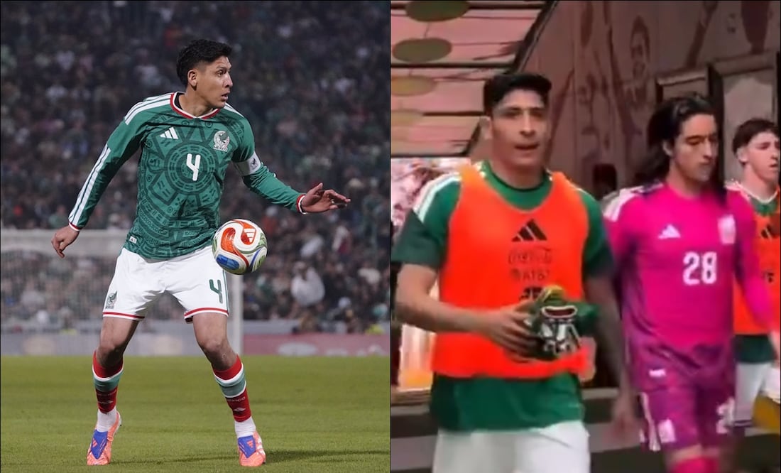 Edson Álvarez salió muy molesto de la cancha del TSM Corona. FOTOS: Imago7 / Captura