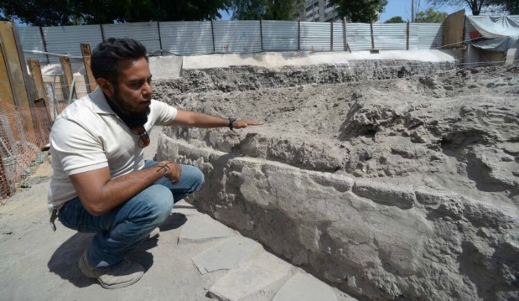 Hallan templo prehispánico del dios del viento en Tlatelolco