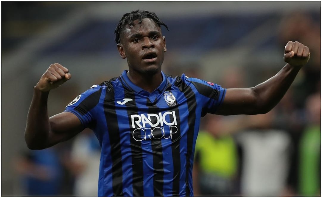 Duván Zapata festejando un gol con el Atalanta / FOTO: AFP