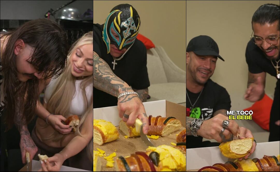 Estrellas de la WWE partieron la rosca del Día de Reyes. FOTOS: Capturas