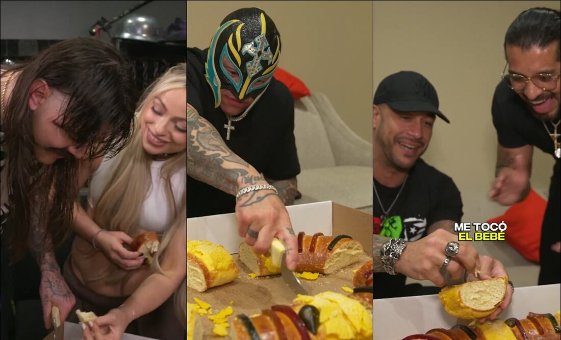 Estrellas de la WWE partieron la rosca del Día de Reyes. FOTOS: Capturas