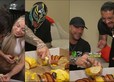 Estrellas de la WWE partieron la Rosca de Reyes ¿A quien le salió el 'Niño Dios'?