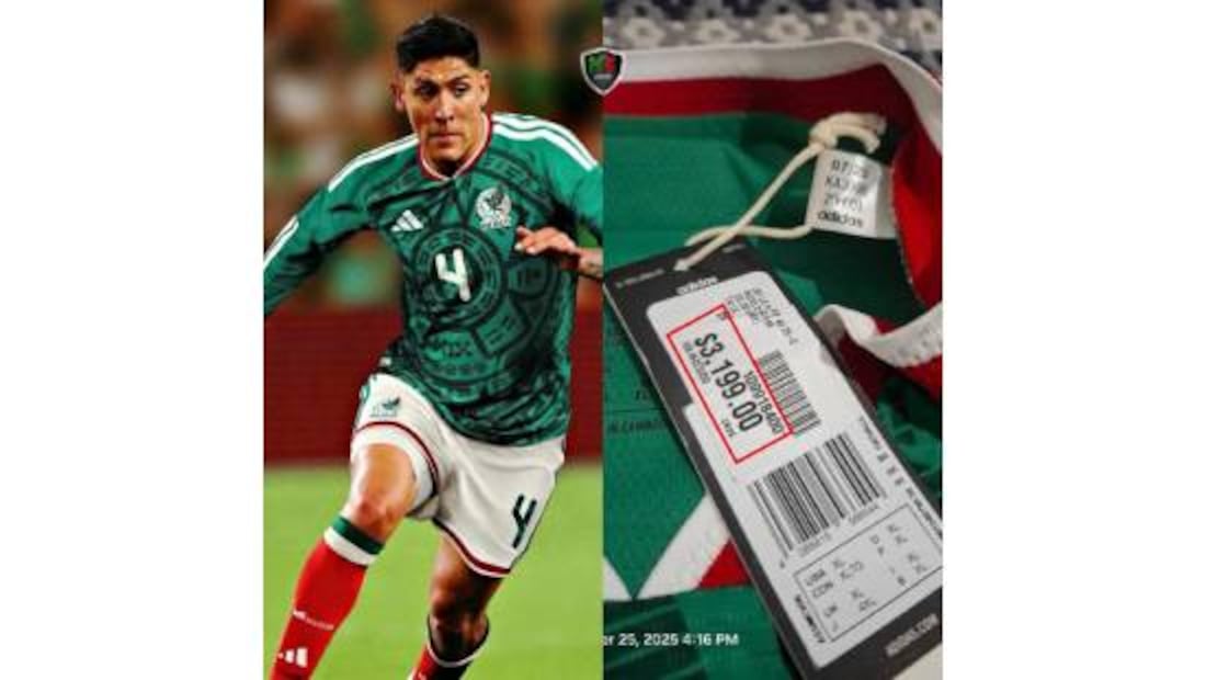 Este sería el precio por la playera versión jugador que la Selección Mexicana usará en el Mundial 2026. Foto: Especial