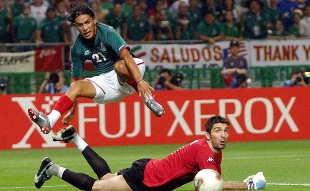 El Cabrito Arellano tuvo en el Mundial de Corea-Japón su mejor actuación con las Selección Mexicana. Foto: Agencias