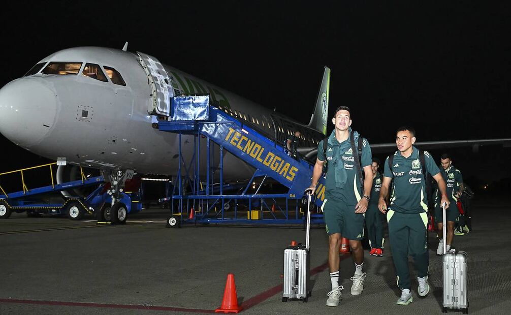 México aterrizó en suelo hondureño para el juego de este viernes. Foto: Imago7.