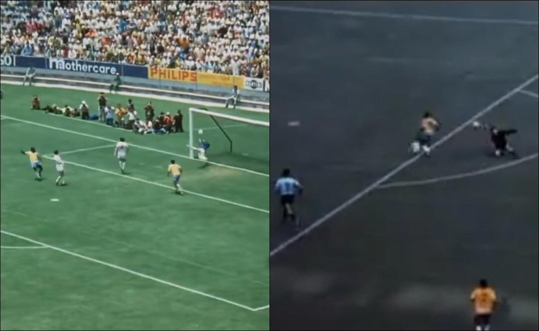 México 1970 es la Copa del Mundo en la que Pelé logró los tres mejores “casi goles” en la historia / FOTOS: Captura de Pantalla