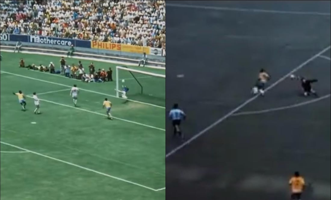 México 1970 es la Copa del Mundo en la que Pelé logró los tres mejores “casi goles” en la historia / FOTOS: Captura de Pantalla
