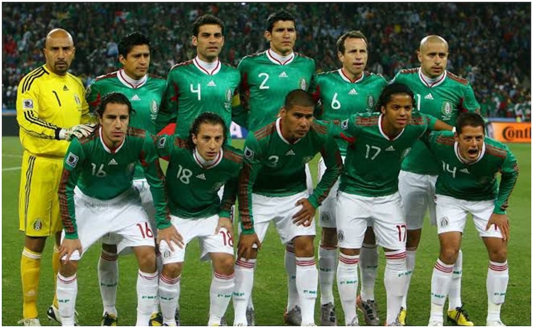 México en la Copa del Mundo de Sudáfrica 2010 Foto: Especial