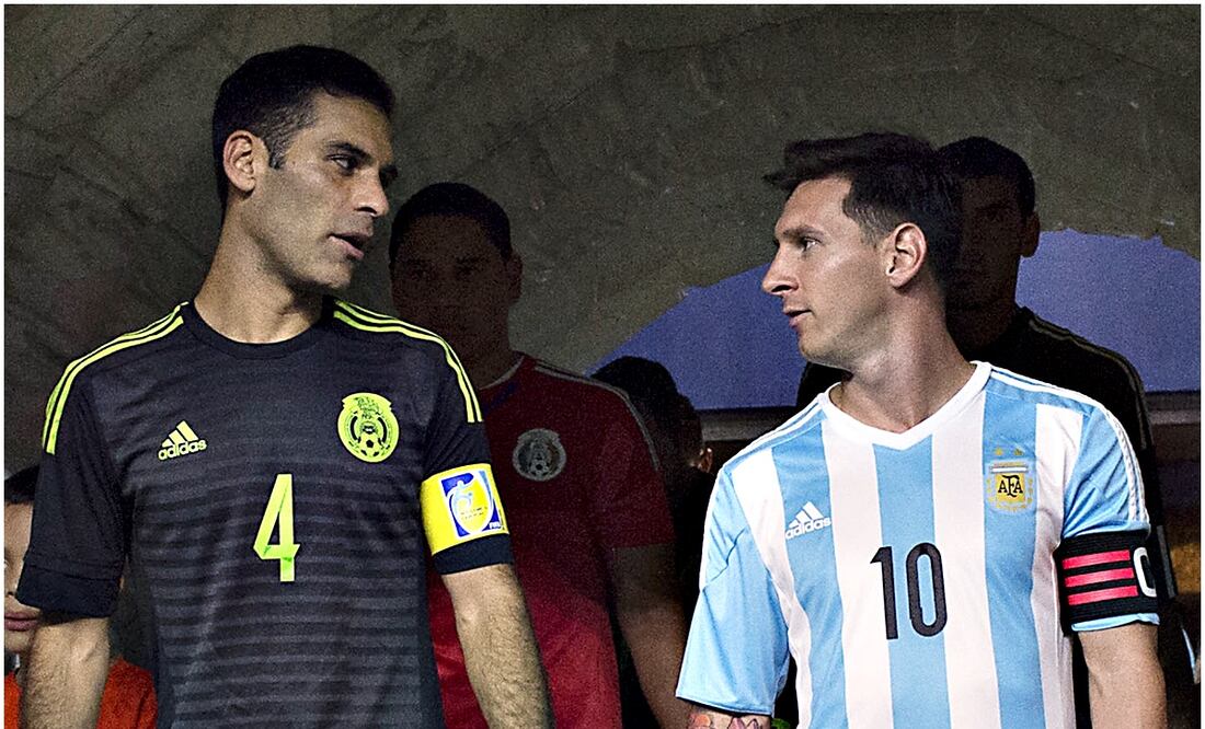 Rafael Márquez y Lionel Messi - Foto: Imago7