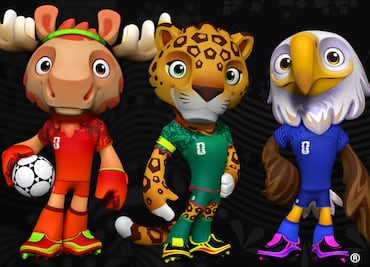 Revelan a las mascotas oficiales del Mundial 2026: Clutch, Zayu y Maple
