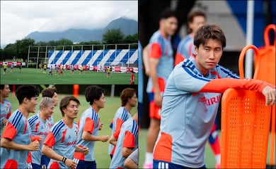 Japón sufre para entrenar en la Sultana del Norte de cara a la Copa del Mundo