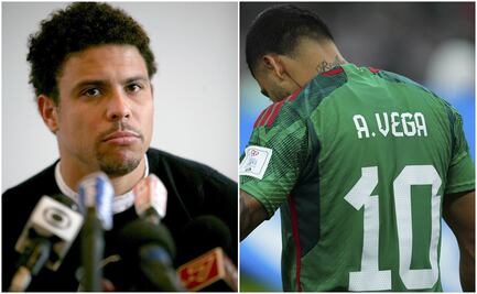 Alexis Vega le regaló su jersey de la Selección Mexicana... ¡A Ronaldo, el 'Fenómeno!