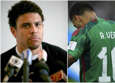 Alexis Vega le regaló su jersey de la Selección Mexicana... ¡A Ronaldo, el 'Fenómeno!