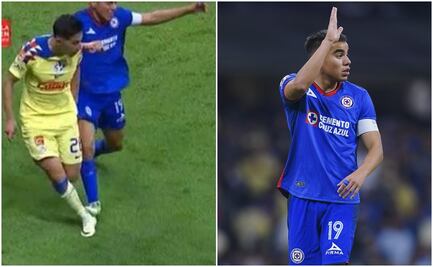 ¿Era roja? Polémica en el América vs. Cruz Azul por una entrada de Charly Rodríguez no sancionada