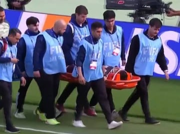 Mateo Levy salió de cambio luego de que fue noqueado en el México vs Marruecos