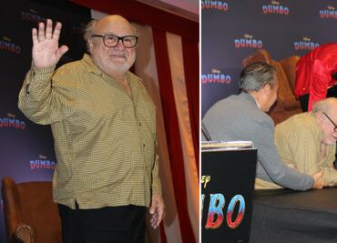 Danny DeVito sufre caída en presentación de “Dumbo” en México