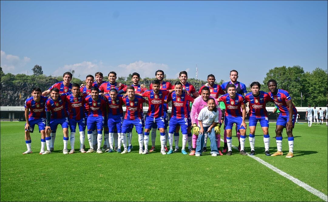 Jugadores del Atlante, previo a un partido de la Liga Expansión MX. FOTO: Imago7